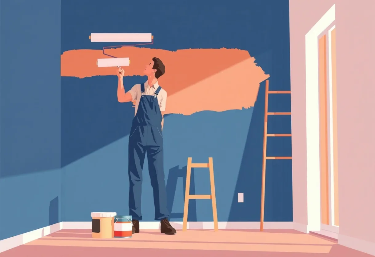 Peintre Villenave-d'Ornon 33140 en intervention sur un chantier